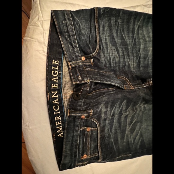 American Eagle Outfitters Other - American Eagle slim straight jeans 28 x 28. Blue. Excellent condition.